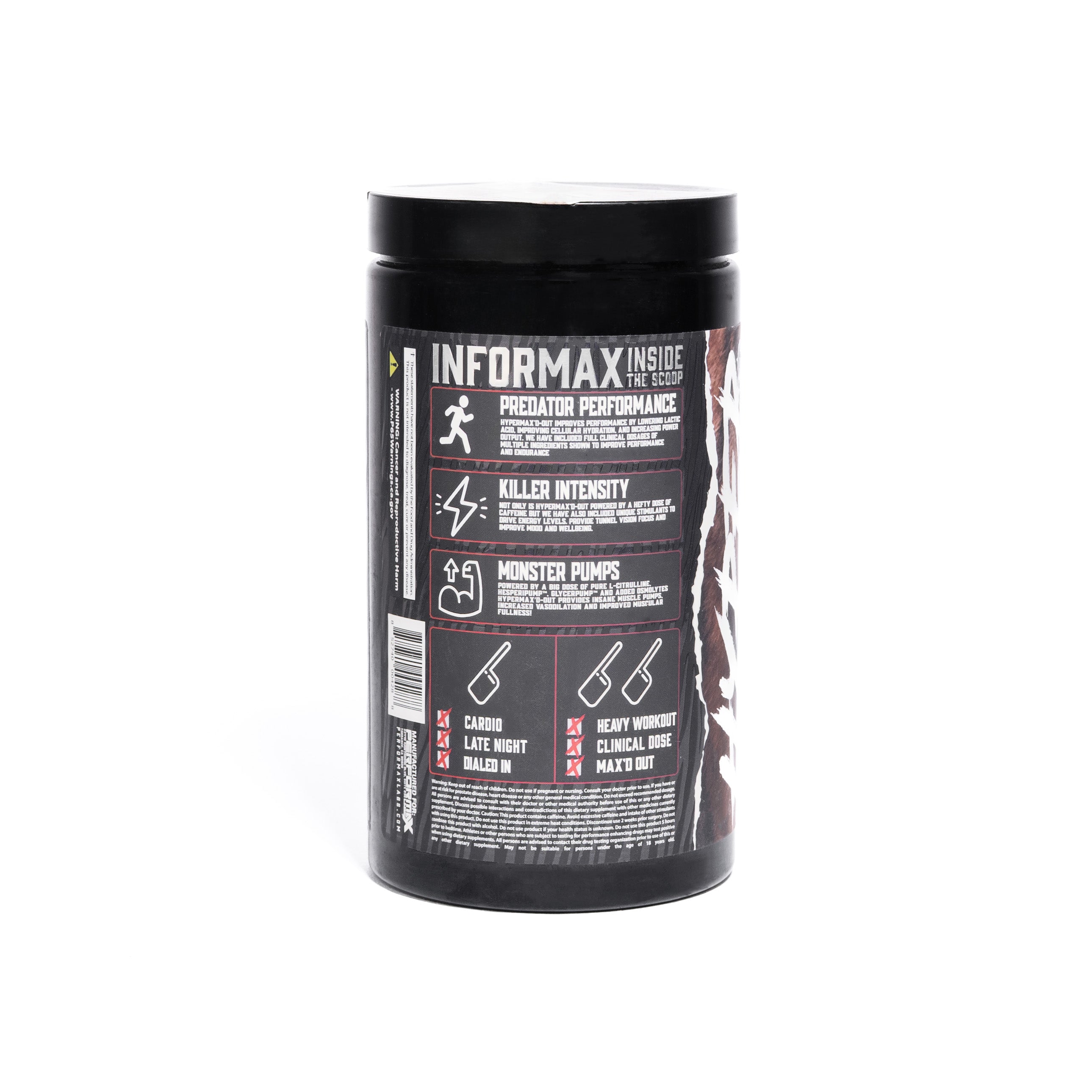 Performax Labs - HyperMax'd Out - Fully Dosed Pre Workout