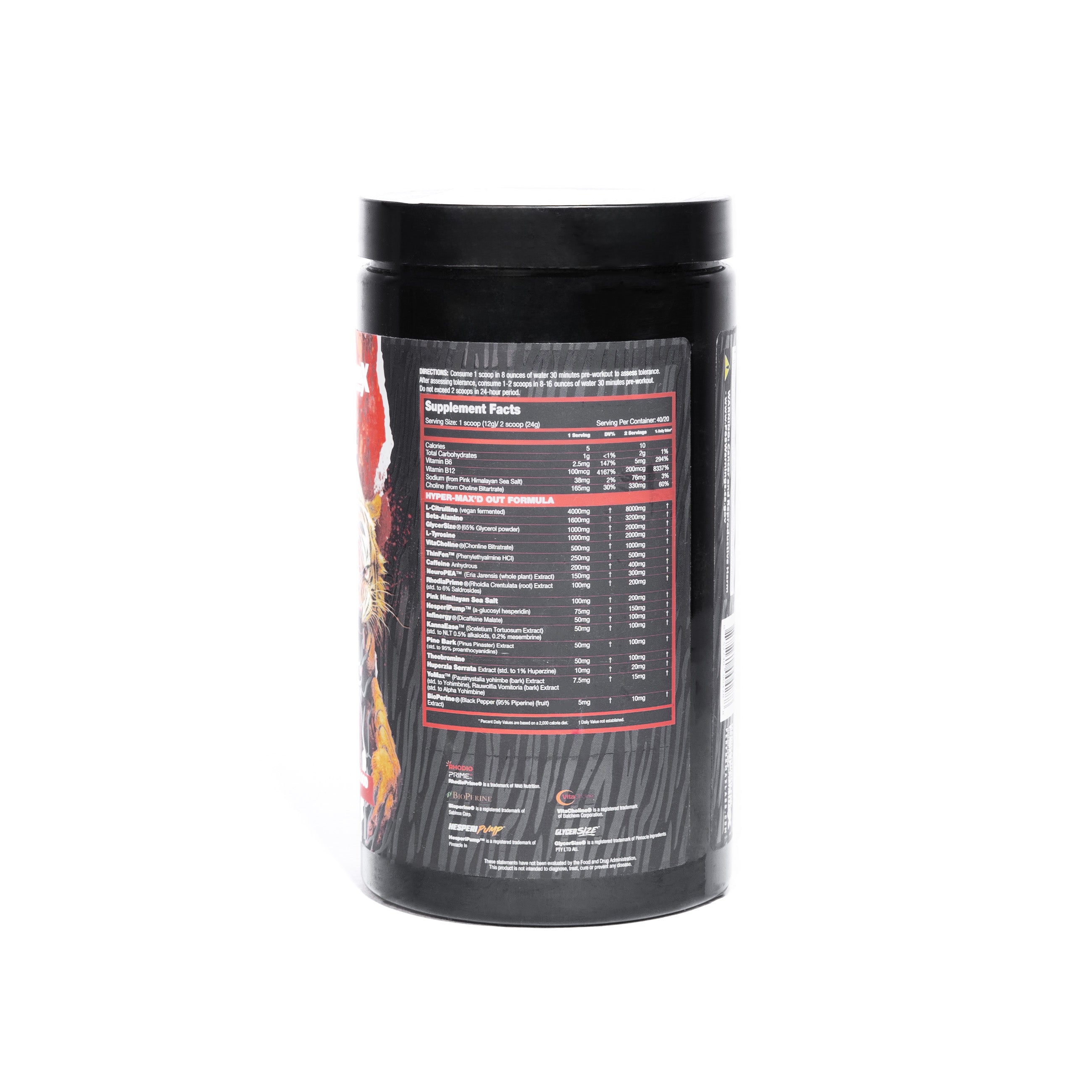 Performax Labs - HyperMax'd Out - Fully Dosed Pre Workout