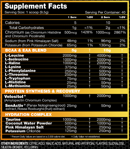Performax Labs - EAminoMax - Essential Amino Acids - 40 Servings