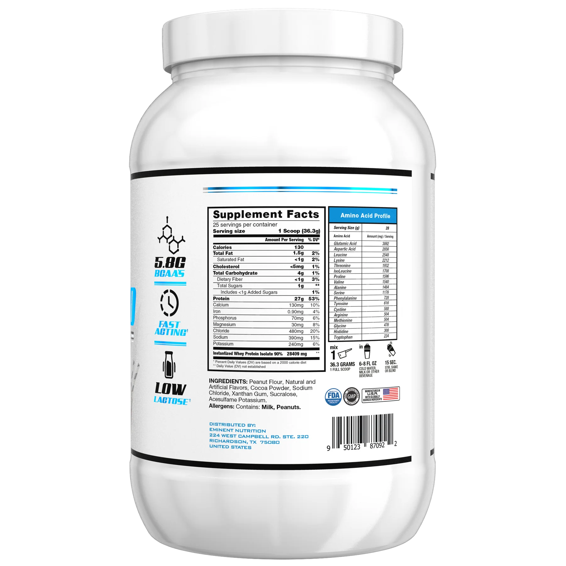 Eminent Nutrition - ISO Pro - Whey Protein Isolate