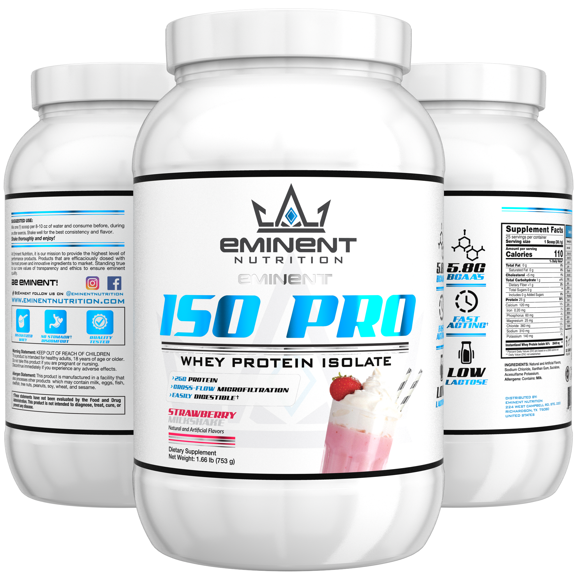 Eminent Nutrition - ISO Pro - Whey Protein Isolate