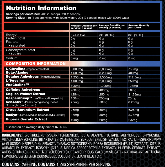Performax Labs - HyperMax Grand Pre - Pre Workout