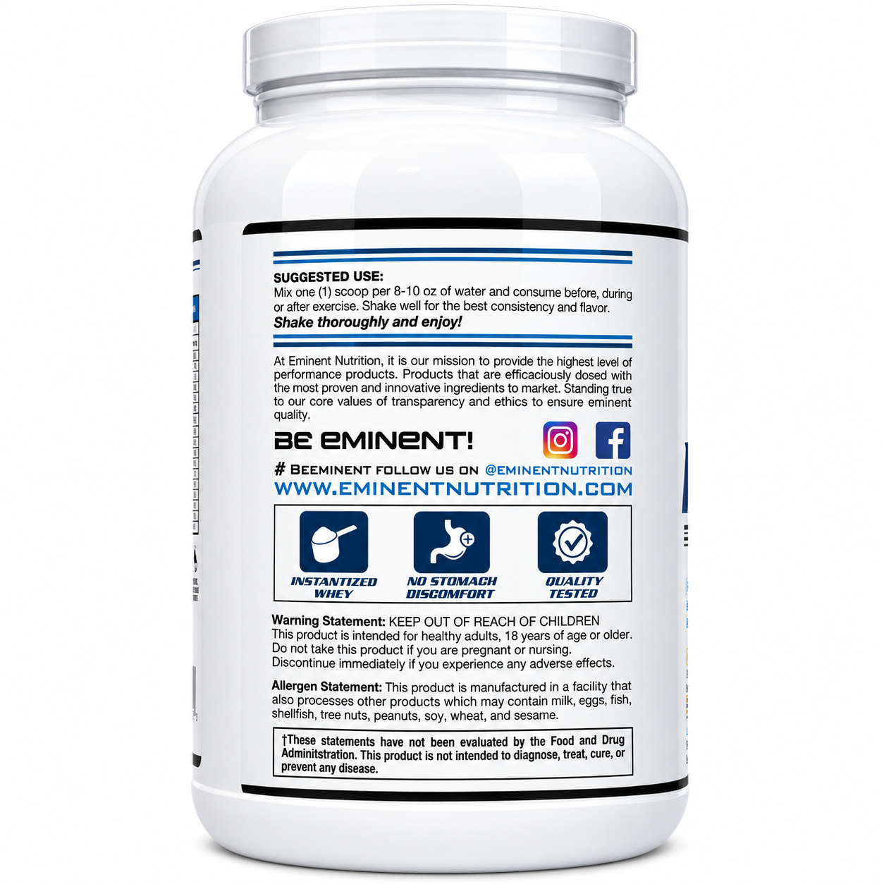 Eminent Nutrition - ISO Pro - Whey Protein Isolate