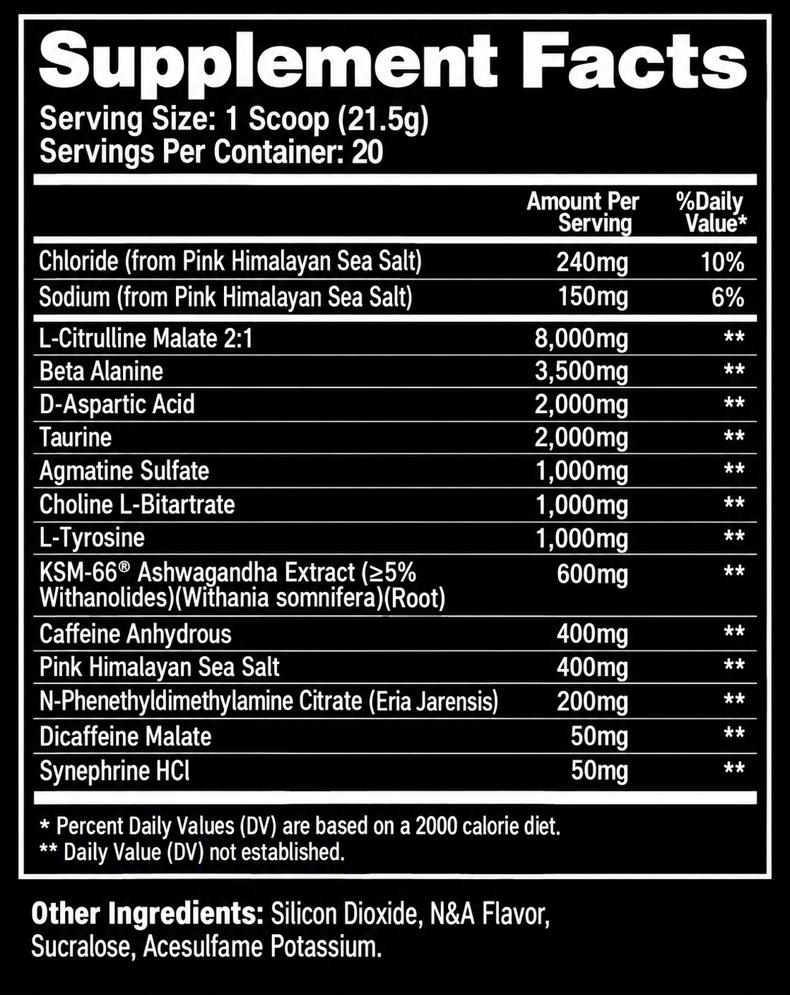 Eminent Nutrition - Rage - Extreme Pre-Workout