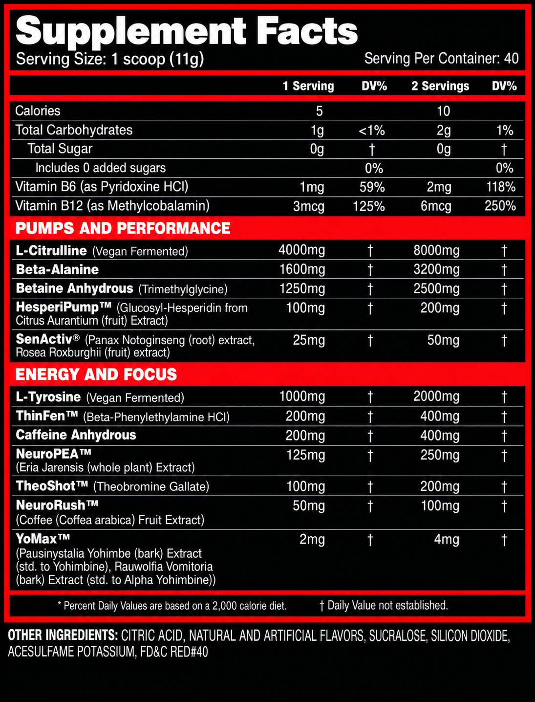 Performax Labs - HyperMax Grand Pre - Pre Workout