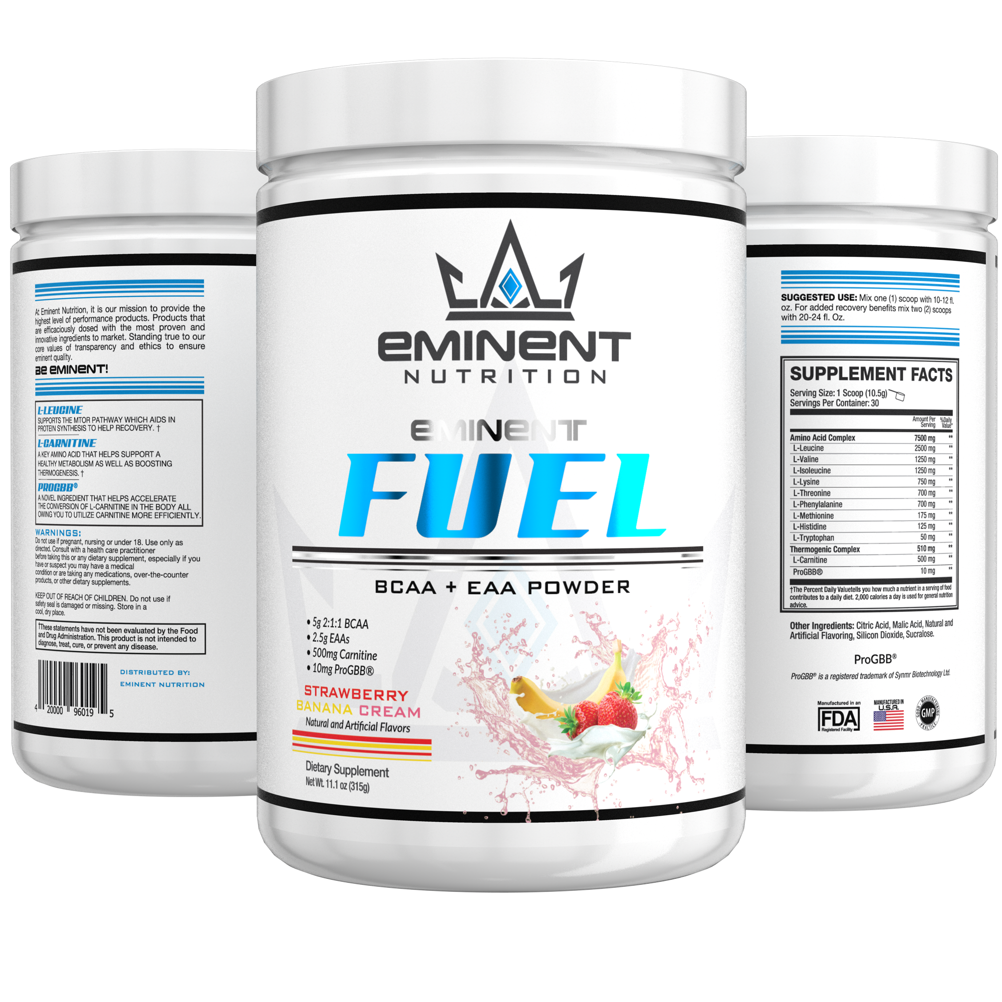 Eminent Nutrition - Fuel BCAA + EAA - Amino Acids