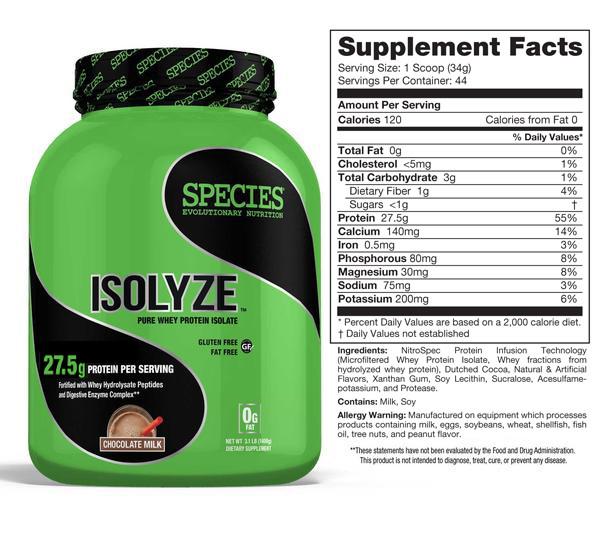 Isolyze Iso Chocolate Milk
