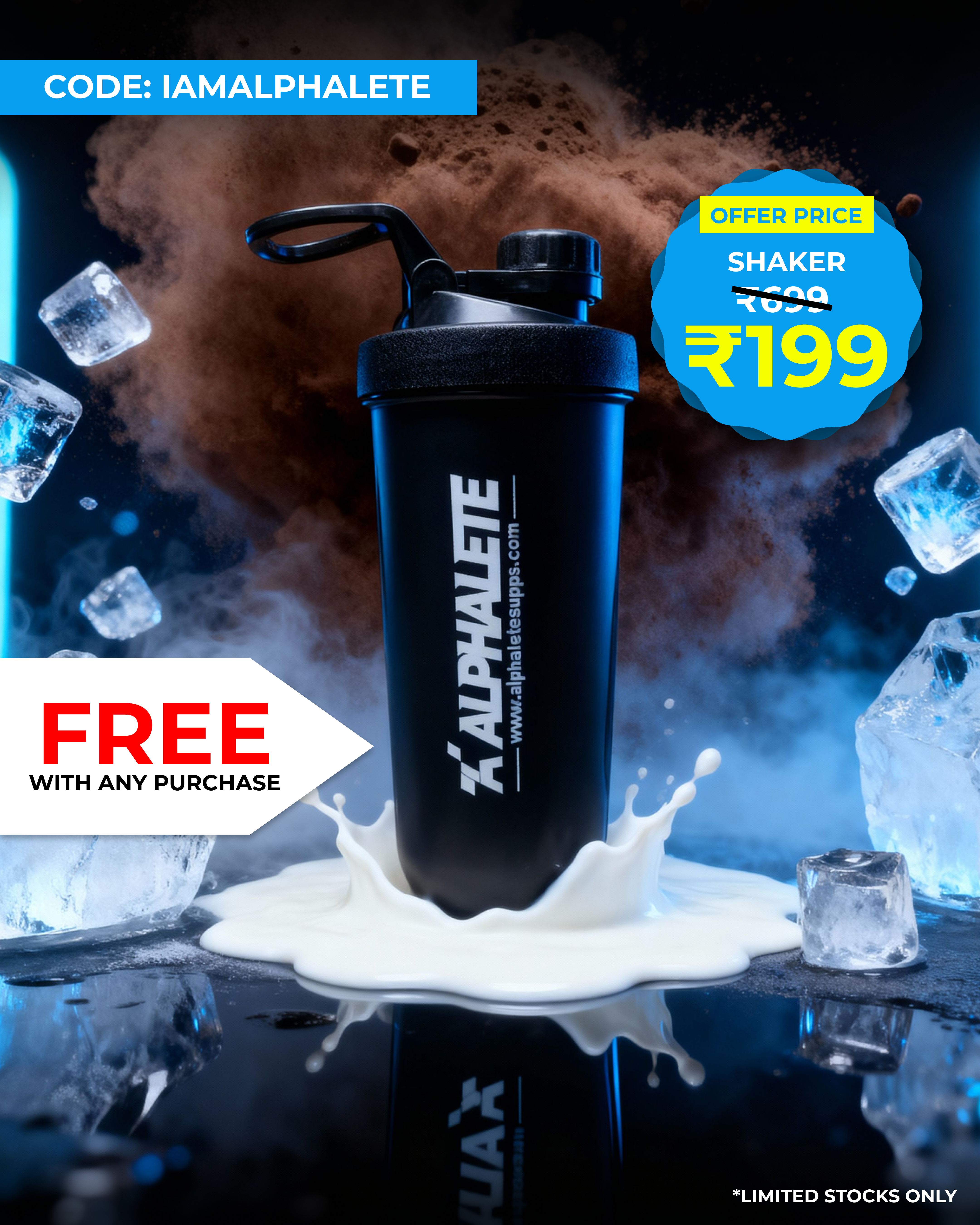 Alphalete Performance Shaker (900 ml)