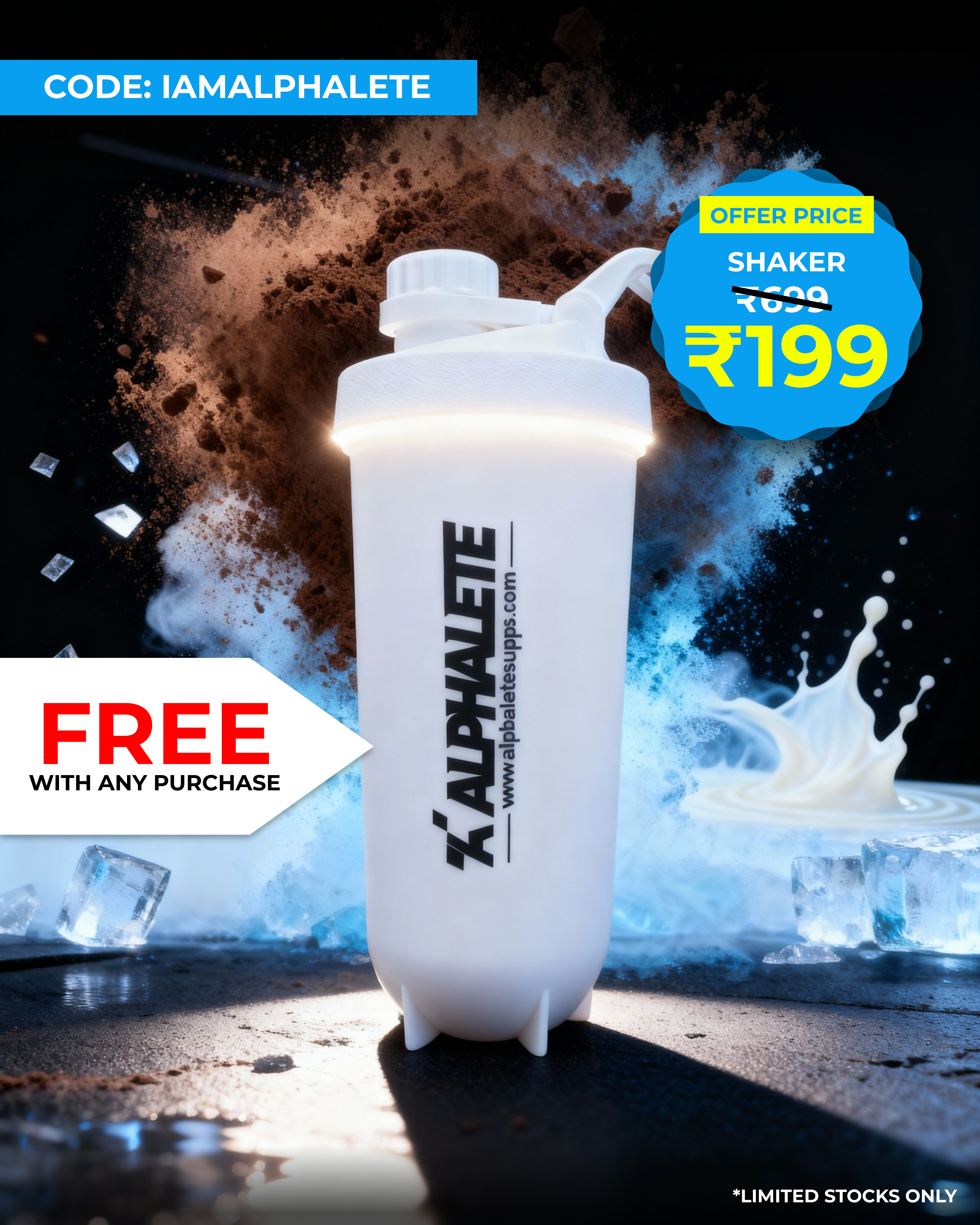 Alphalete Performance Shaker (900 ml)