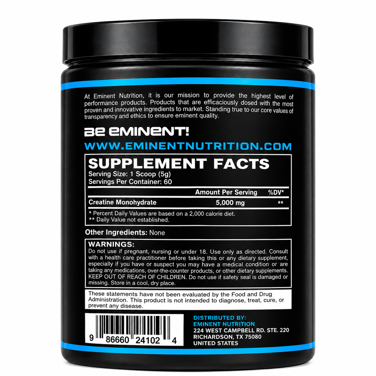 Eminent Nutrition - CreaKing - Creatine
